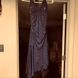 Navy blue sparkly dress Size L juniors